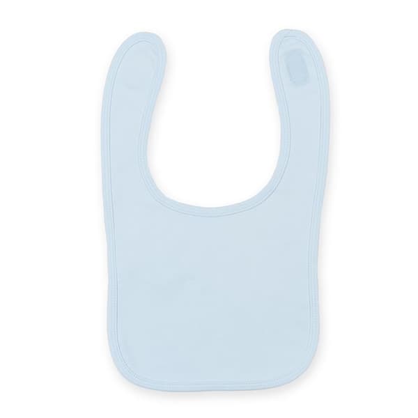 Larkwood Baby Unisex hagesmæk med ensfarvet og kontrastfarvet mønster (pakke med 2 stk.)