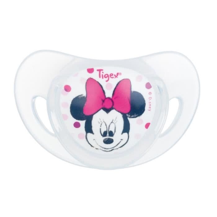 TIGEX Minnie 2 fysiologiset silikoni-tutit + 6m