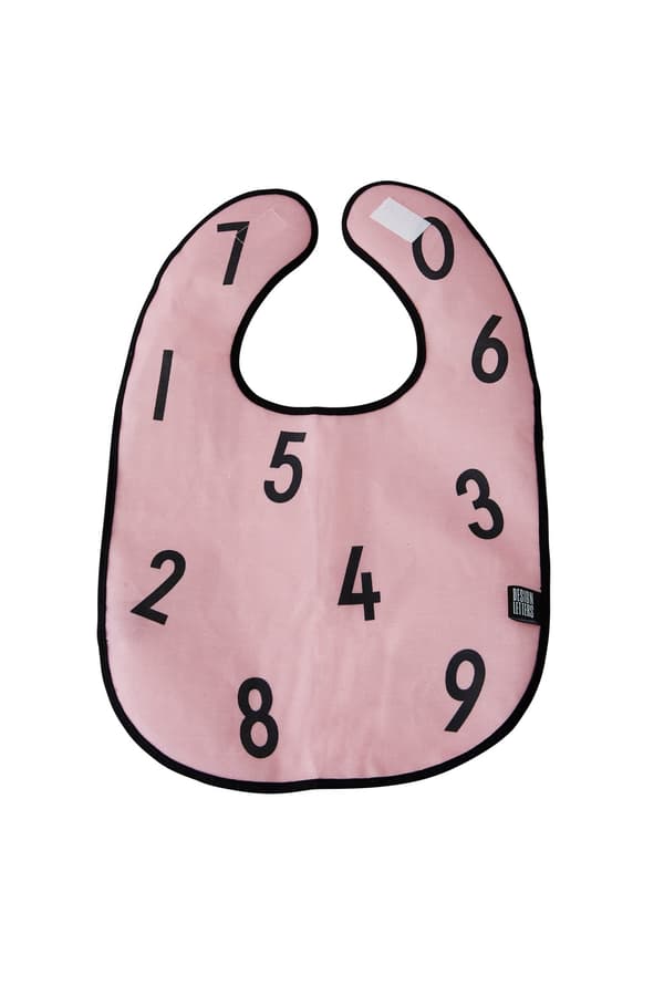 Bib Numbers, Pink - Design Letters