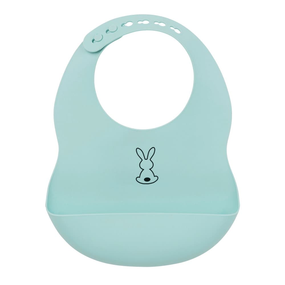 Nattou Soft Silicone Haklapp, Ljusblå