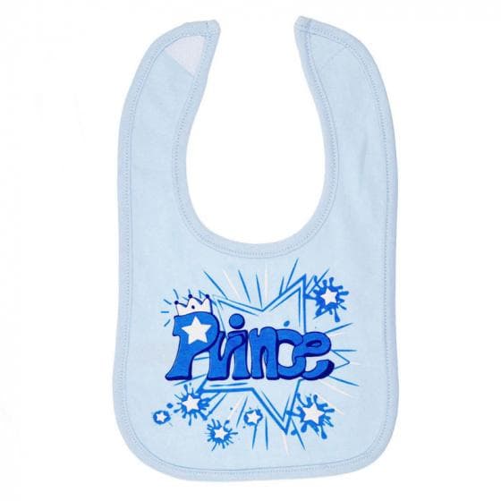 haklapp Prince boys 35 x 22 cm bomullsblå