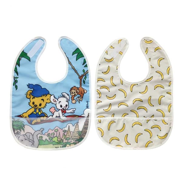 Haklapp Bamse 2-pack Djungel