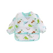 Forklæde sweater hagesmæk til børn lange ærmer vandtæt dinosaur flamingo