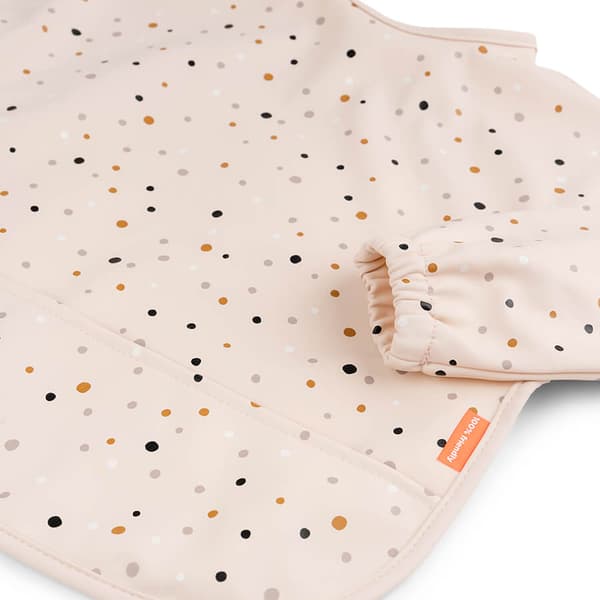 Hakklapp med Ärmar Happy Dots Puder Done by Deer
