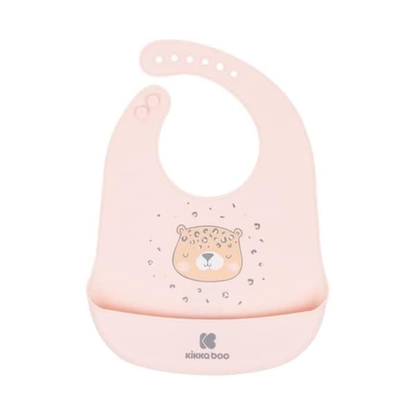 Bebisskydd Savanna Kikkaboo - Rosa - Silikon - 4 månader och uppåt