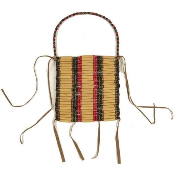 Brun indianhaklapp