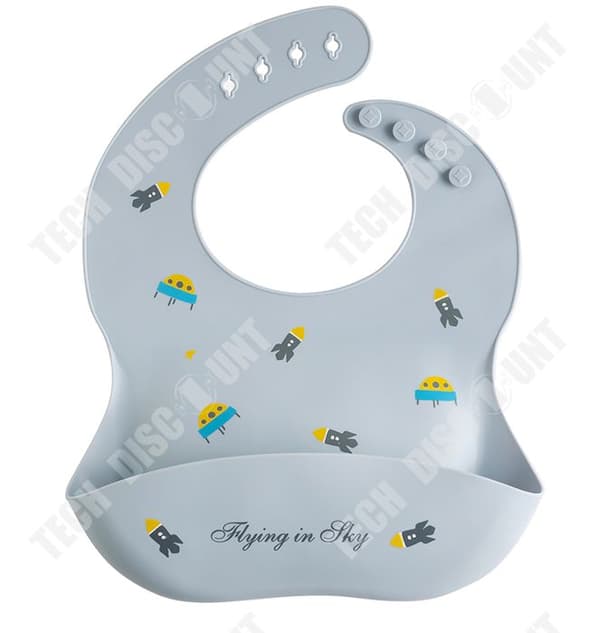 TD® Silikon babyhaklappar Babyprodukter Populära salivhanddukar Vattentäta barnrishaklappar