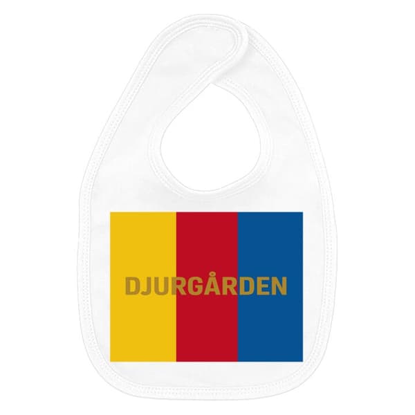 Vauvan Ruokalappu Djurgården - jalkapallo Valkoinen One-size