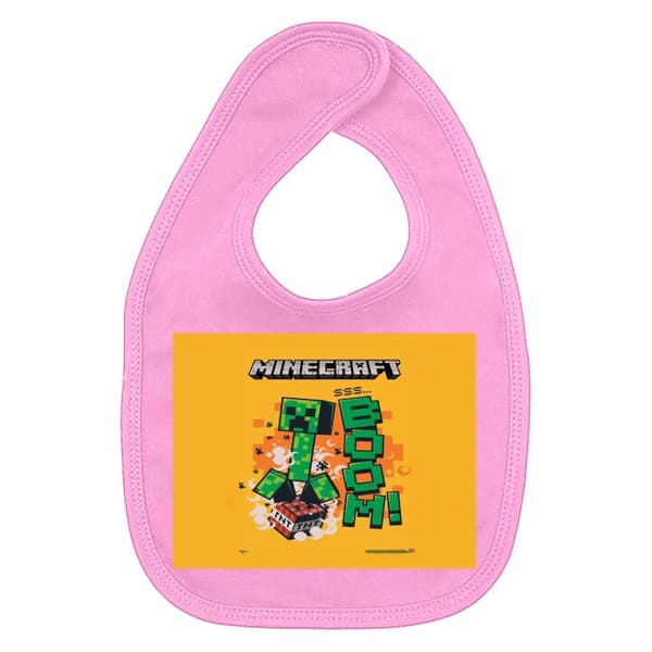 Baby Smekke Minecraft Boom Mørkrosa One-size