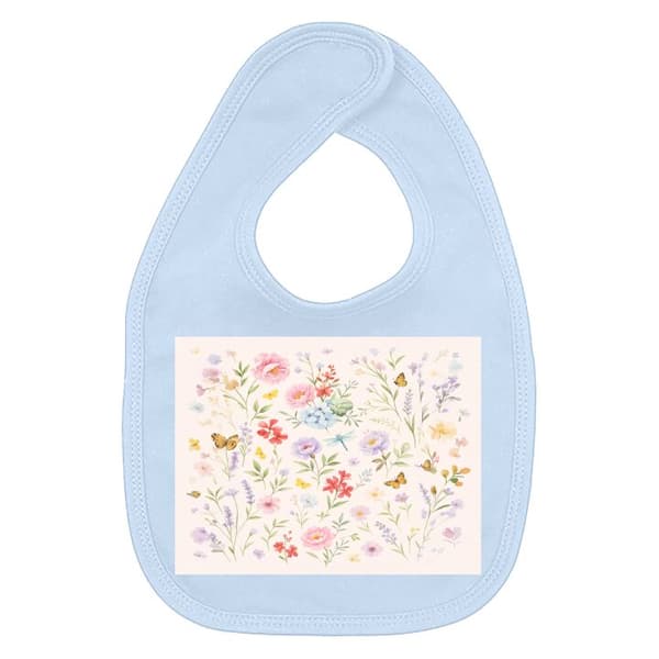 Baby Smekke Blomster Lyseblå One-size
