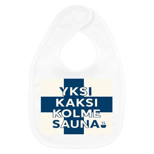 Bebis Haklapp KAJ Bara bada bastu Vit One-size