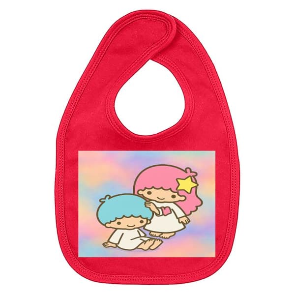 Bebis Haklapp Kawaii Sanrio Kiki Lola Little Twin Stars Röd One-size