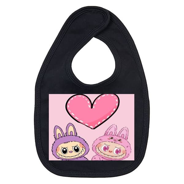 Baby Smekke Labubu Rosa Monster Svart One-size