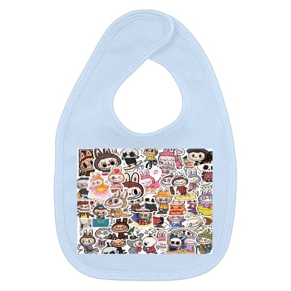 Baby Smekke Labubu All-Stars – POP MART Special Lyseblå One-si