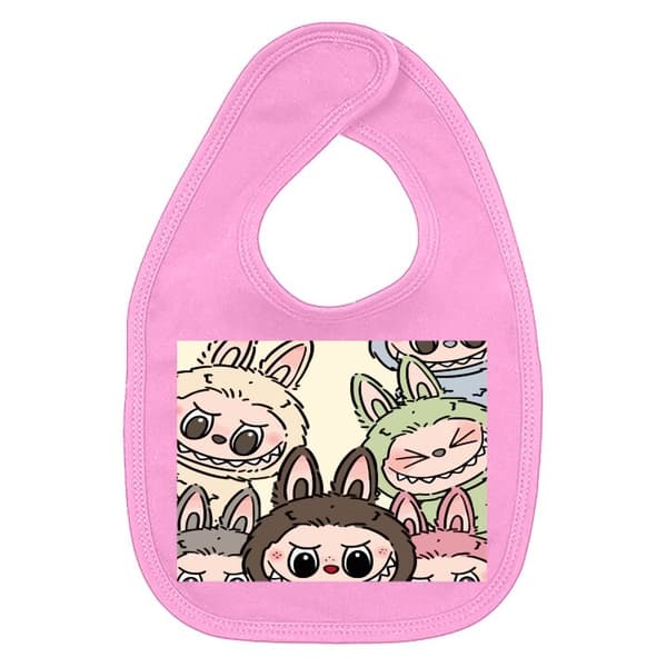 Vauvan Ruokalappu Labubu Pastel Collection