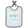 Miniatyrbild 3 av 6: BABYCALIN Paket med 5 födelsehaklappar Familjemeddelande - 20 x 25 cm