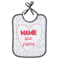Miniatyrbild 4 av 6: BABYCALIN Paket med 5 födelsehaklappar Familjemeddelande - 20 x 25 cm