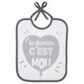 Miniatyrbild 5 av 6: BABYCALIN Paket med 5 födelsehaklappar Familjemeddelande - 20 x 25 cm