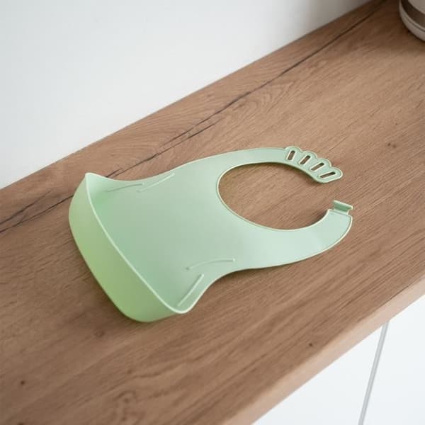 Set med 2 haklappar - THERMOBABY - BIBOU - Celadongrön och Charme Grey - Justerbar och vattentät
