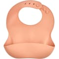 Pikkukuva 3 / 5: ruokalapun setti - THERMOBABY - Silikoni - Kaktuksenvihreä ja persikka - Vedenpitävä ja säädettävä