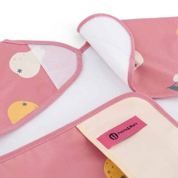 BEN Pink Pears pitkähihainen ruokalappu, Petite&Mars