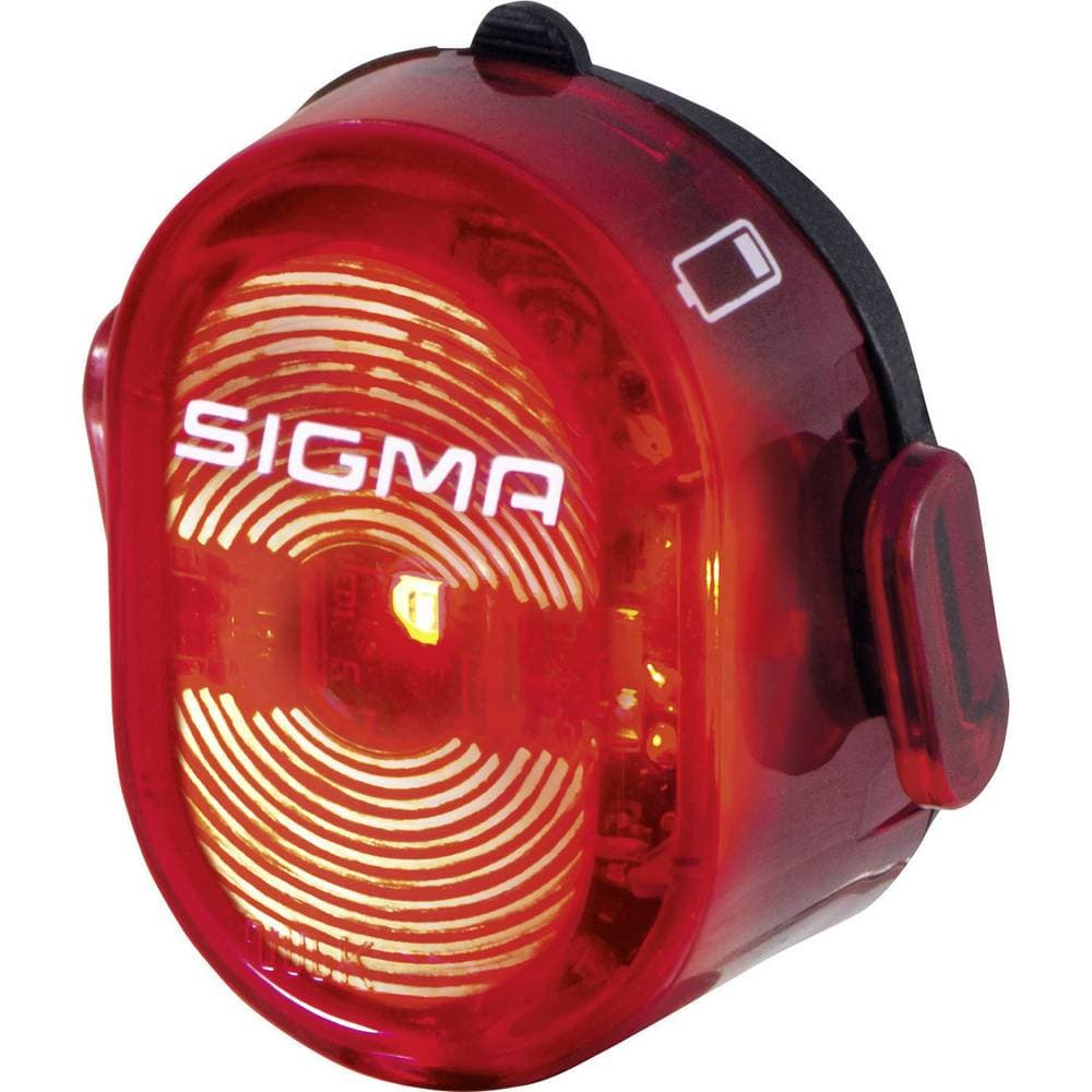 Sigma Cykelbaklykta NUGGET II Uppladdningsbara batteri Röd, Svart