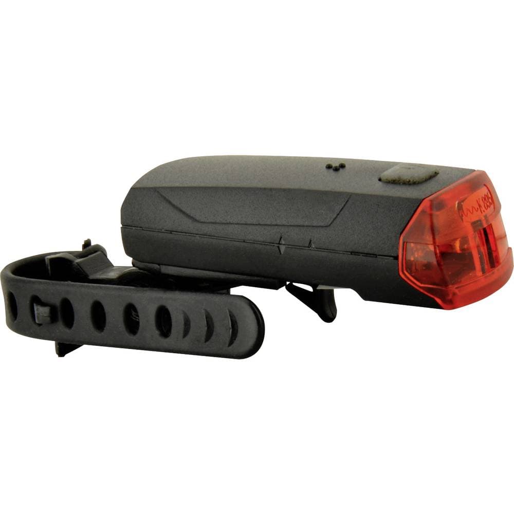 FISCHER FAHRRAD Cykelbaklykta 85364 LED batteri Svart