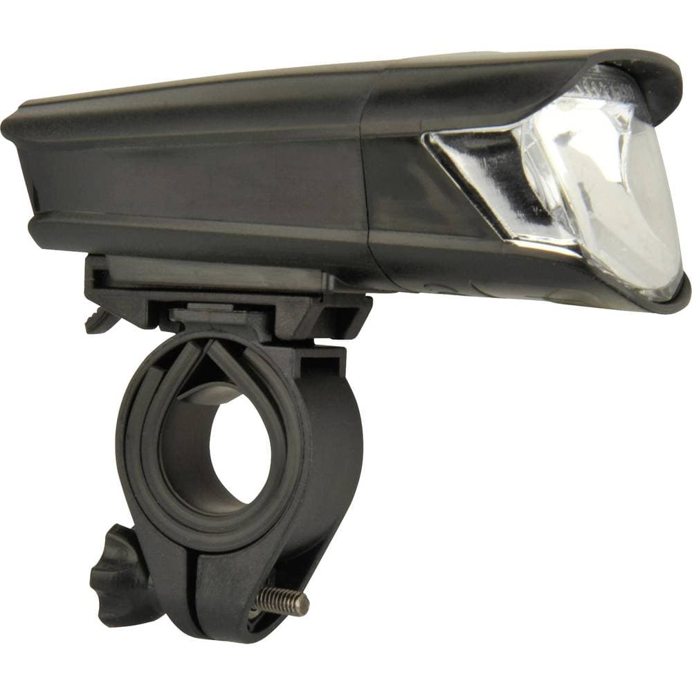 FISCHER FAHRRAD Cykelframlykta 85353 LED batteri Svart