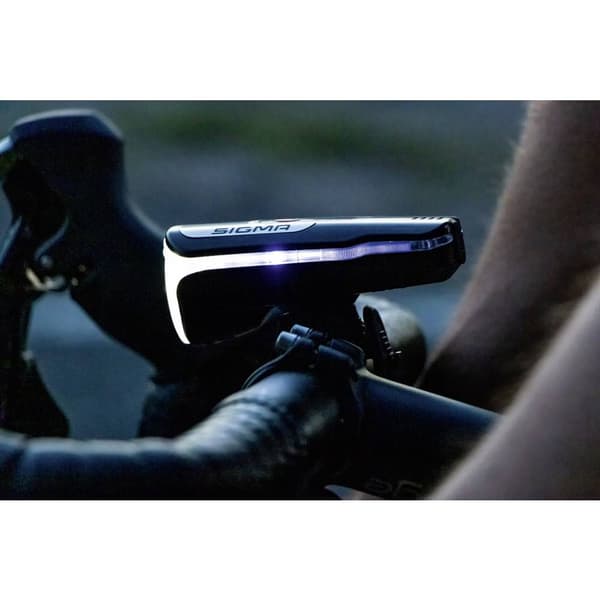 Sigma AURA 80 / Nugget Set Cykelbelysning-set LED Uppladdningsbara batteri Svart