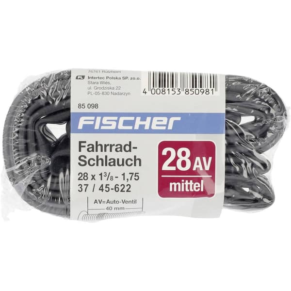 FISCHER FAHRRAD 85098 Cykelslang 28 tum Bilventil (AV)
