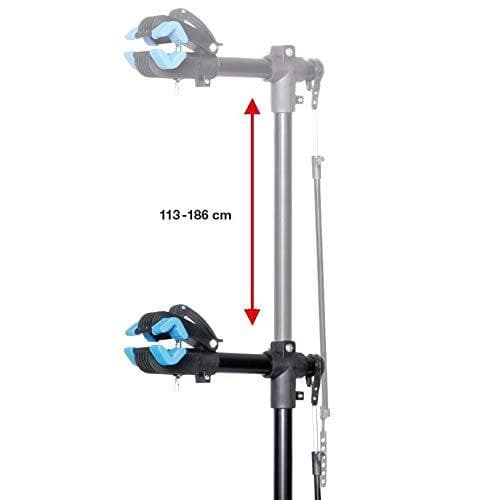 FISCHER cykelstativ | Reparationsstander | 4-bens stativ base | foldbar og højdejusterbar | stabil med et solidt fodfæste