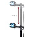 Miniatyrbillede 3 af 6: FISCHER cykelstativ | Reparationsstander | 4-bens stativ base | foldbar og højdejusterbar | stabil med et solidt fodfæste