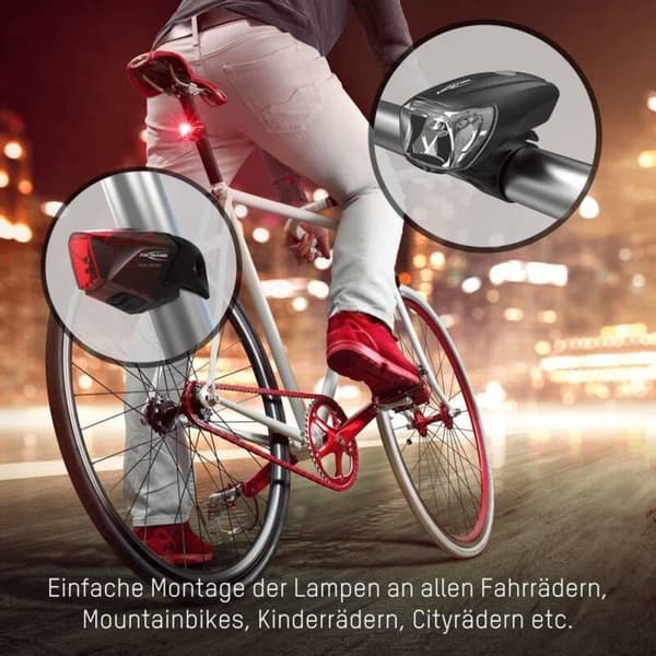 Ansmann Polkupyörän Light Combo LED - AKKU