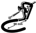 Miniatyrbillede 2 af 3: Fischer cykelophængsbeslag vægbeslag vægbeslag 1 cykel