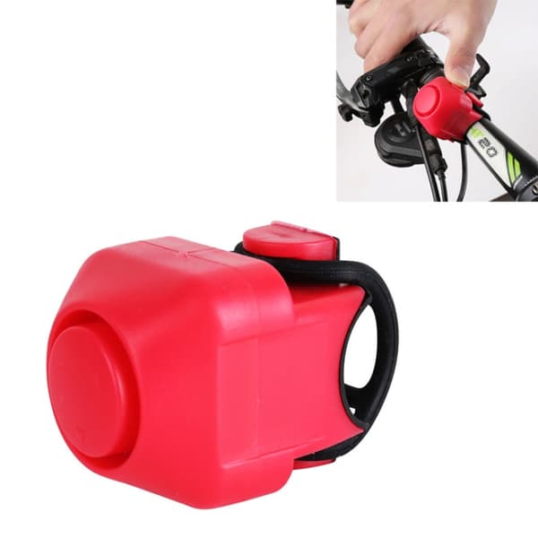 Cykel Elektrisk Horn ， med klokke (rød)
