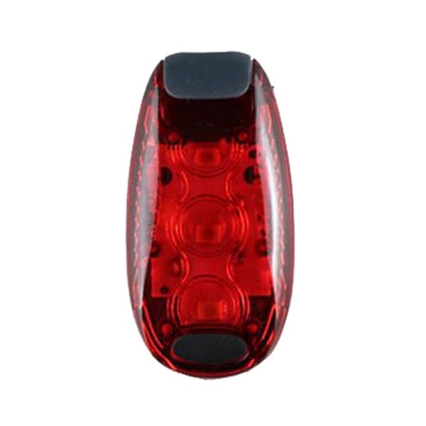 3 STK Outdoor Cycling Night Running Warm Light Cykelbaglygte, Farve: 5 LED Rød
