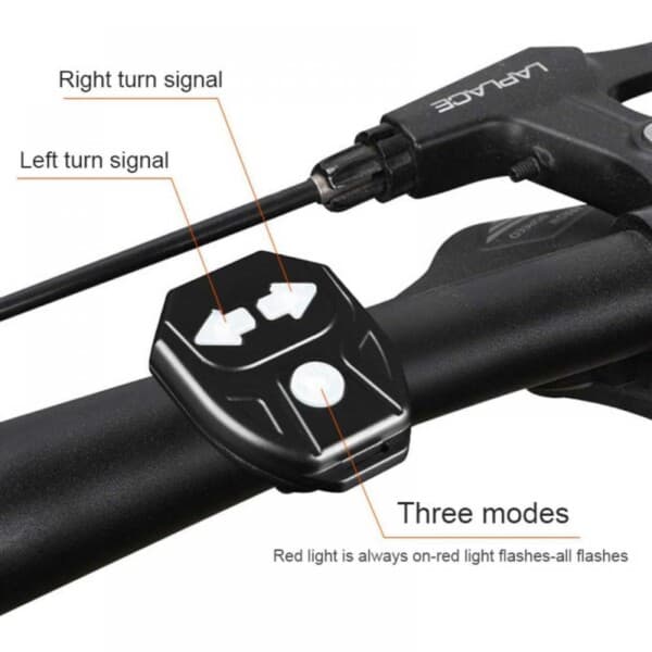 LED Blinkers för Cykel med Fjärrkontroll och Ljud