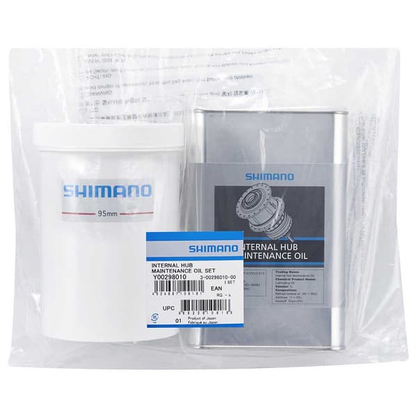 Shimano Sisäisen Navan Huoltoöljy Dip Tankin Kanssa 1l Valkoinen