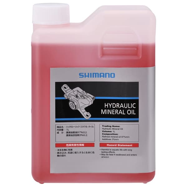 Shimano Hydraulisk Olja Mineral 1l Röd