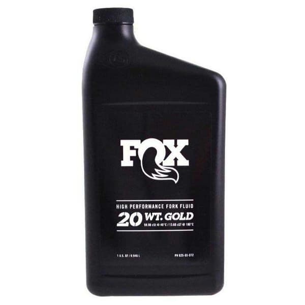 Fox Suspensioöljy 20wt Gold 946ml Musta