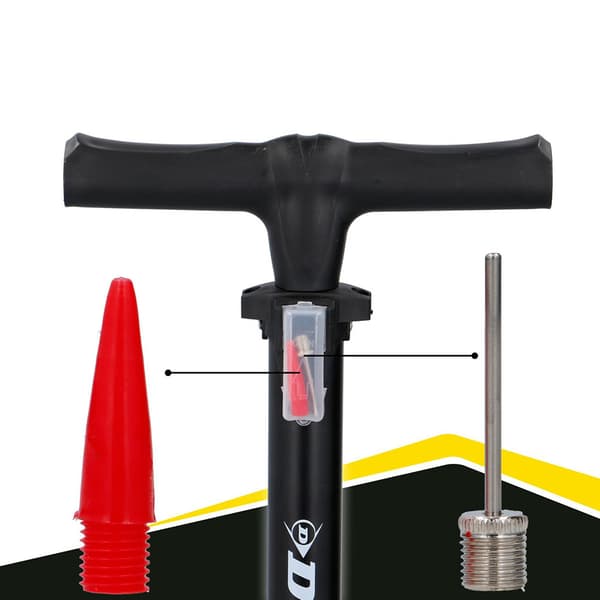 Dunlop cykelpumpe med trykmåler
