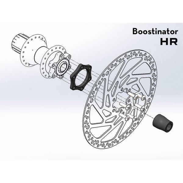 Wolf Tooth Takaosan Sovitin Boostinator Hr Hope Pro2 Evo/pro4 Musta