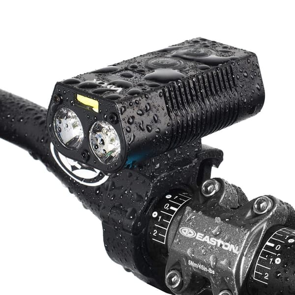 Cykellygte 750 lm 2x XML + COB + powerbank VA0045 Vayox