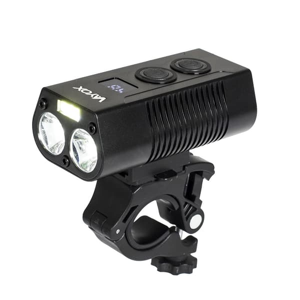 Cykellygte 750 lm 2x XML + COB + powerbank VA0045 Vayox