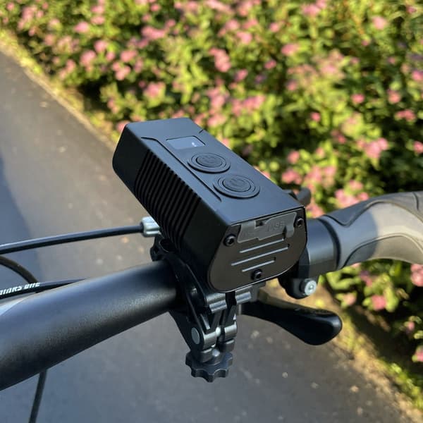 Cykellygte 750 lm 2x XML + COB + powerbank VA0045 Vayox