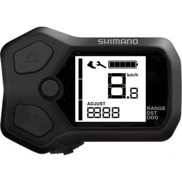 Shimano Steps SC-E5000 display og betjeningsknapper