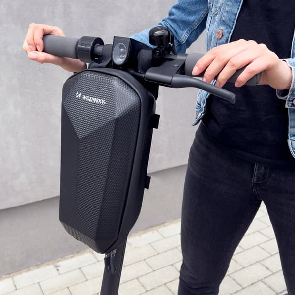 Vandtæt scooterstyrtaske 4 l sort