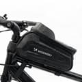 Miniatyrbillede 6 af 6: Cykelsteltaske med telefonetui 1,7 l, sort