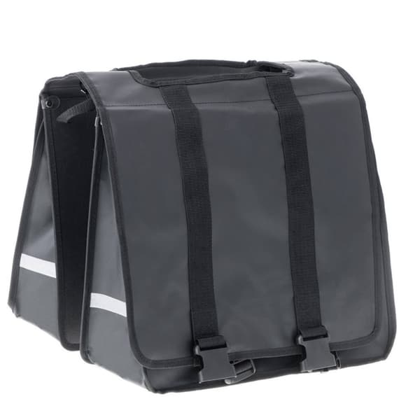 L-BRNO Cykeltaske, dobbelt, to-rums side, til cykel, bagagerum, 35L