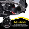 Miniatyrbilde 4 av 7: Dunlop sykkelhjelm med LED 58-61 cm